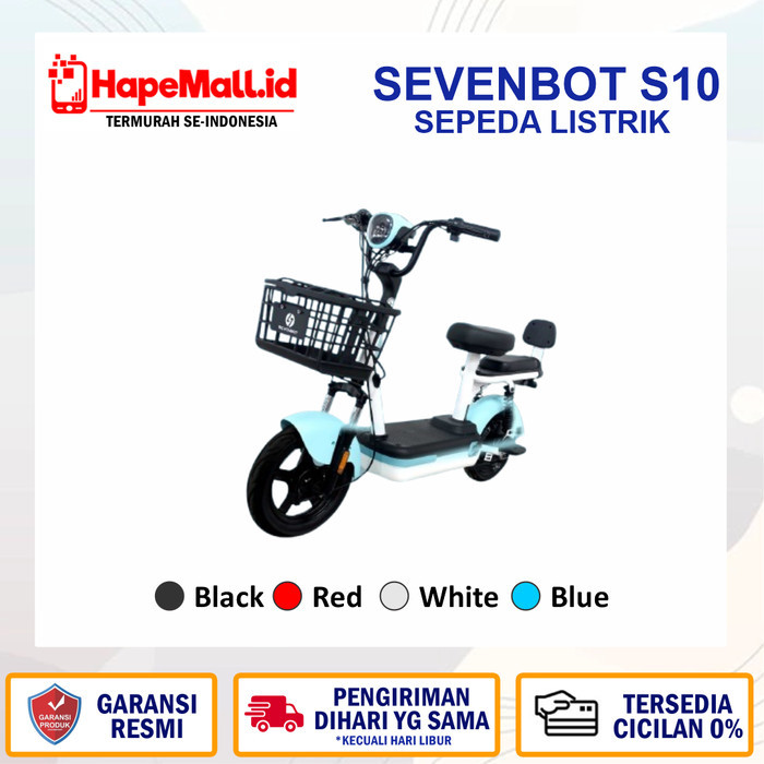 Jual SEVENBOT S10 SEPEDA LISTRIK GARANSI RESMI TERMURAH | Shopee Indonesia
