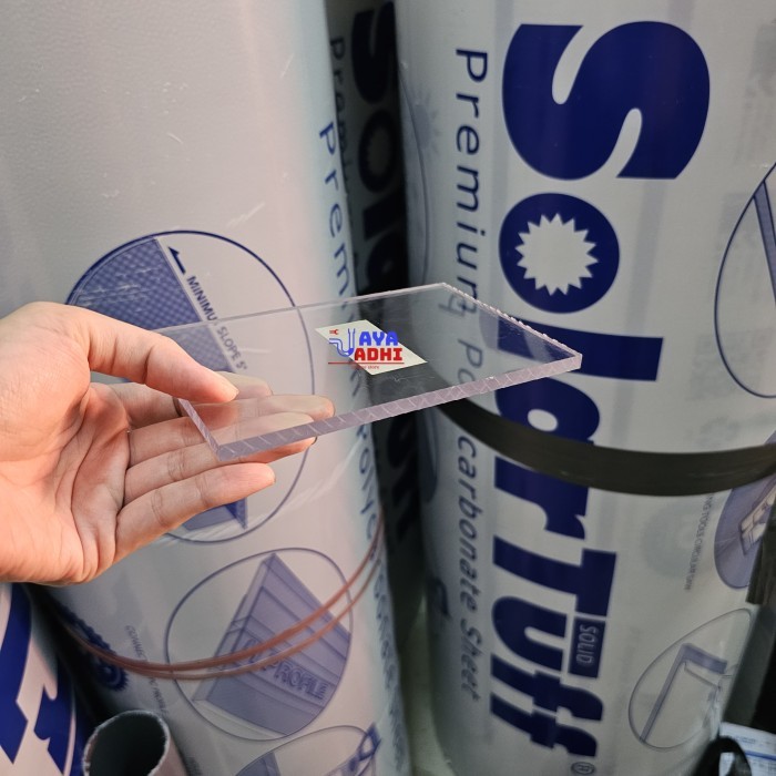 Jual ~^~^~^] Solarflat Solartuff 6mm CLEAR Kanopi Polycarbonate Bening ...