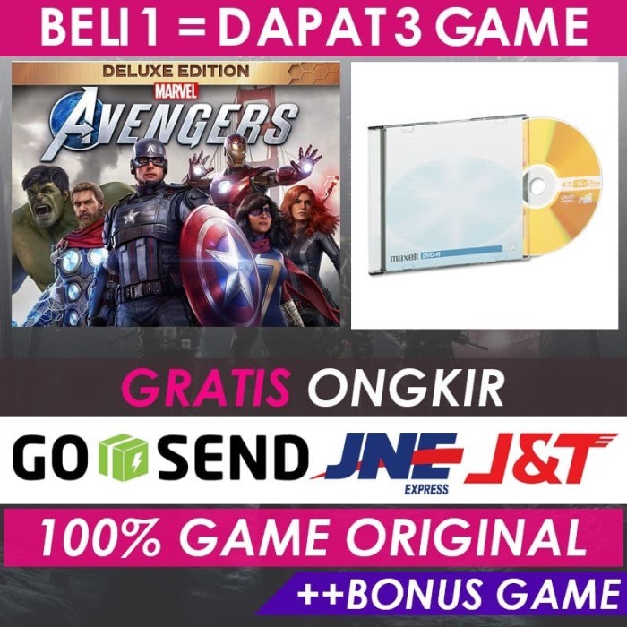Jual MARVEL's AVENGERS DELUXE EDITION GAME PC STEAM ORIGINAL | Shopee ...