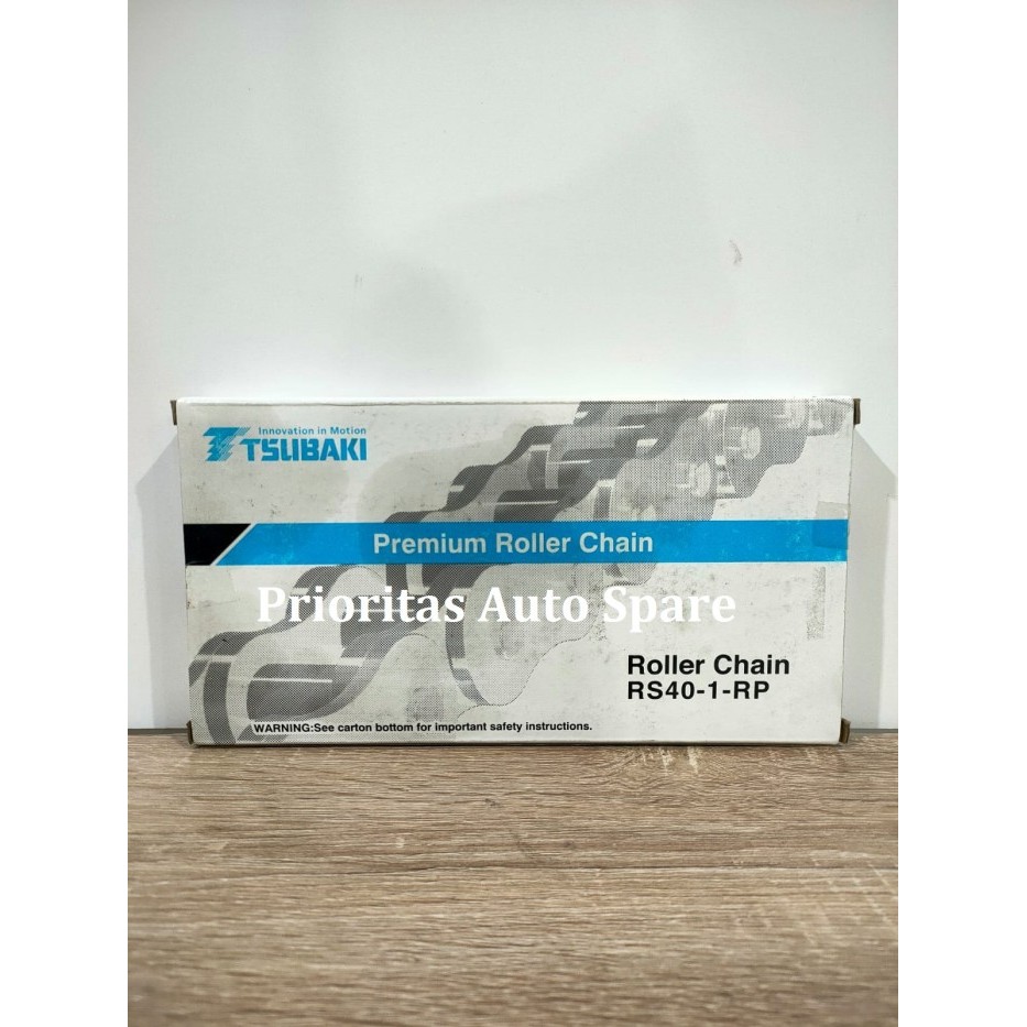 Jual readyy TSUBAKI RS40-1-RP ROLLER CHAIN RS-40-1 (10FT/BOX) | Shopee ...