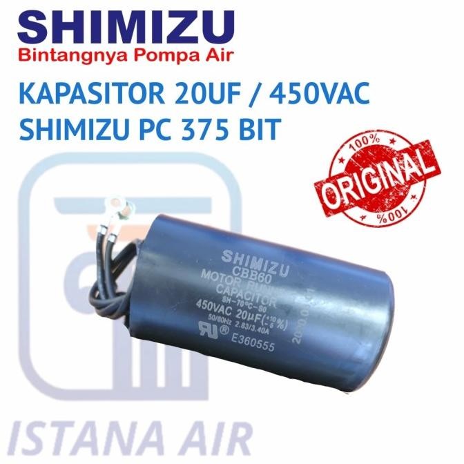 Jual Hits!! Kapasitor Pompa Air Shimizu 20Uf / 450Vac Untuk Jetpump Pc ...