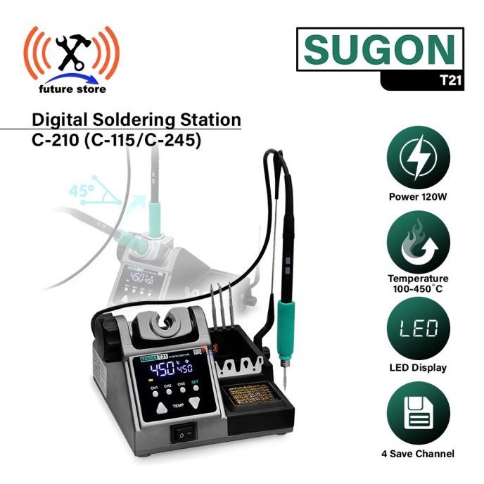 Jual Sugon T Soldering Station Digital With Save Channel Solder Set Temperature W