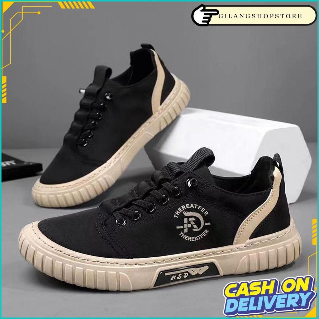 Jual Sepatu Sneaker Pria Therafter Full Sewing Trendy Lentur Dan Lembut ...