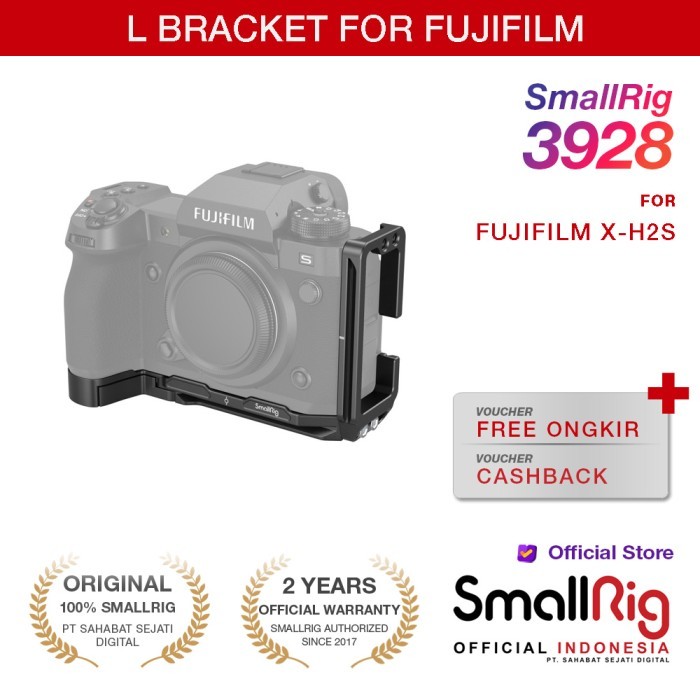 Plaque De Montage En L (L-Bracket) SmallRig Pour Nikon Z5 II - Compatible Arca-Swiss - Réf. 5256