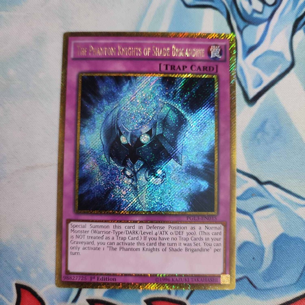 Jual yugioh the phantom knights of shade brigandine PGL3 gold secret ...