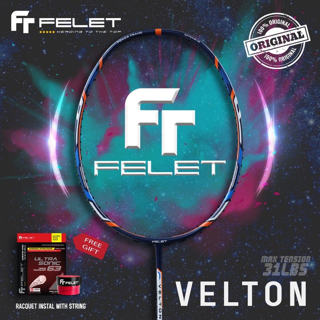 Jual Raket FELET VELTON Raket Bulu Tangkis Raket Bulu Tangkis Raket ...