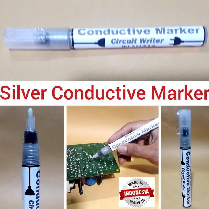 Jual Silver Conductive Marker / Spidol Penyambung Jalur PCB | Shopee