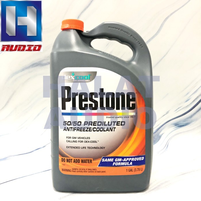 Jual Air Radiator Prestone Dexcool 50/50 Prediluted Antifreeze/Coolant ...
