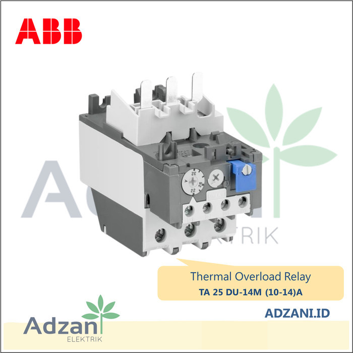 Jual [Abb] Thermal Overload Ta25Du-14M 10-14A 1Saz211201R2045 Ta 25 Du ...