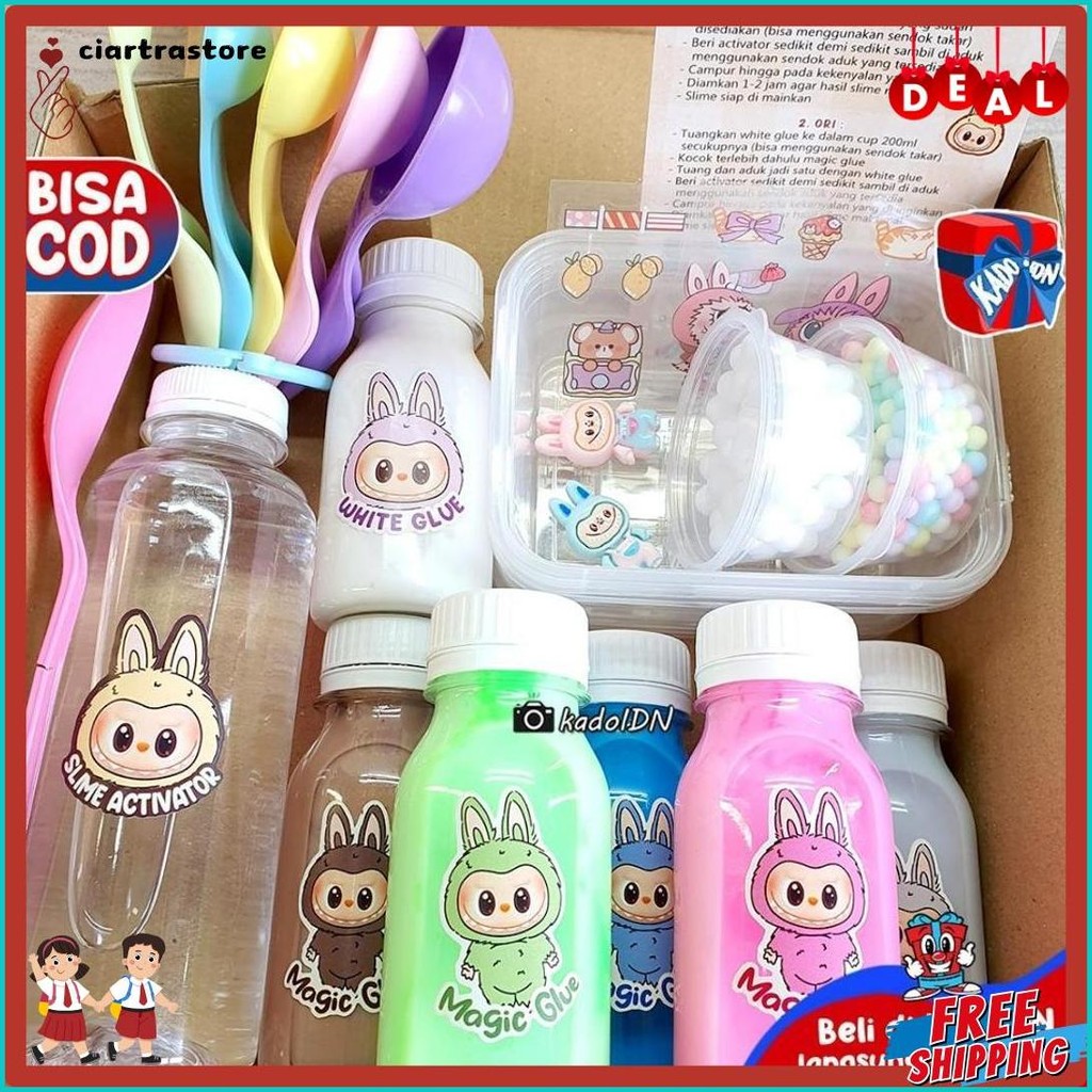 Jual Slime Kit Labubu By Kadokado.Idn (Lagi Rame) | Shopee Indonesia