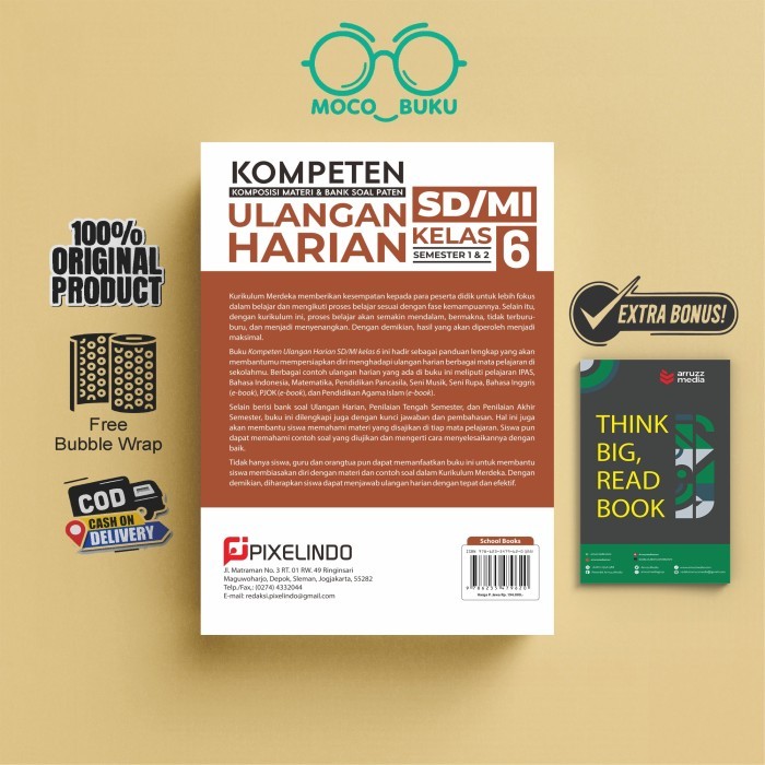 Jual Buku Kompeten Ulangan Harian Kurikulum Merdeka Kelas 6 Sd/Mi New ...