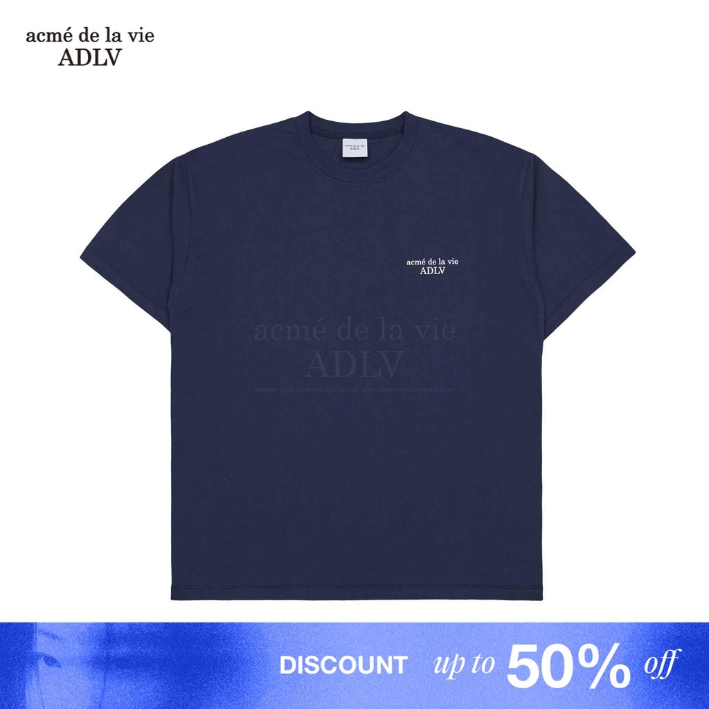 ADLV Border Line Basic Logo T-Shirt (Black) main image 1