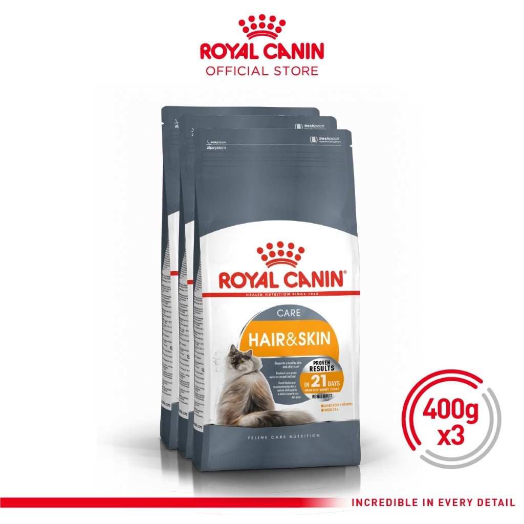 Makanan kucing royal canin hair and skin sale