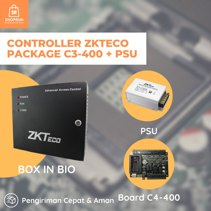 Jual Zkteco C3-400 Controller Access Control 4 Pintu dan Mesin Absensi ...
