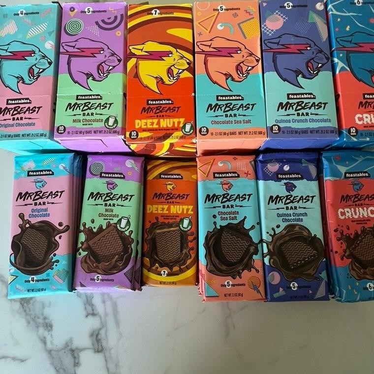 Jual New Version Coklat Mr Beast Feastables Chocolate Bar Shopee Indonesia