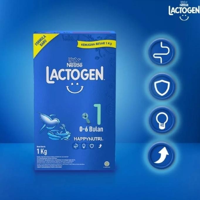 Jual NESTLE LACTOGEN 1 1 kg BOX VIP | Shopee Indonesia