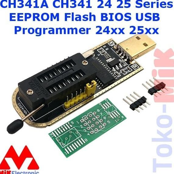 Jual Murah CH341A IC PROGRAMMER EEPROM FLASH BIOS USB PROGRAMMER IC ...