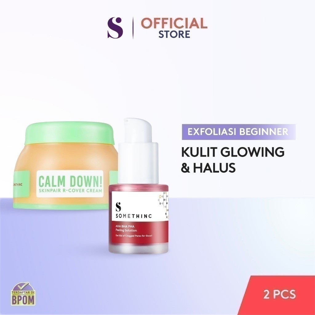 Jual SOMETHINC [2 PCS] Paket Calm Down! Skinpair R-Cover Cream ...
