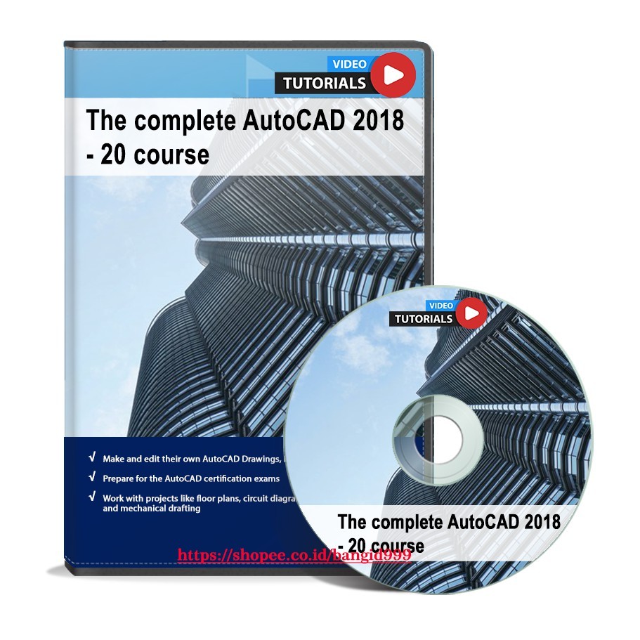 Jual Video Tutorial The Complete Autocad 2018-20 Course | Shopee Indonesia