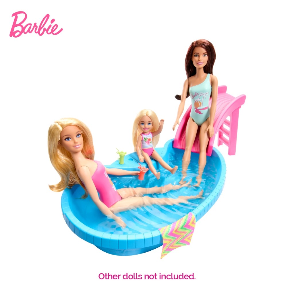 Jual [CLEARANCE SALE] Barbie Blonde and Pool Playset - Mainan Aksesoris ...