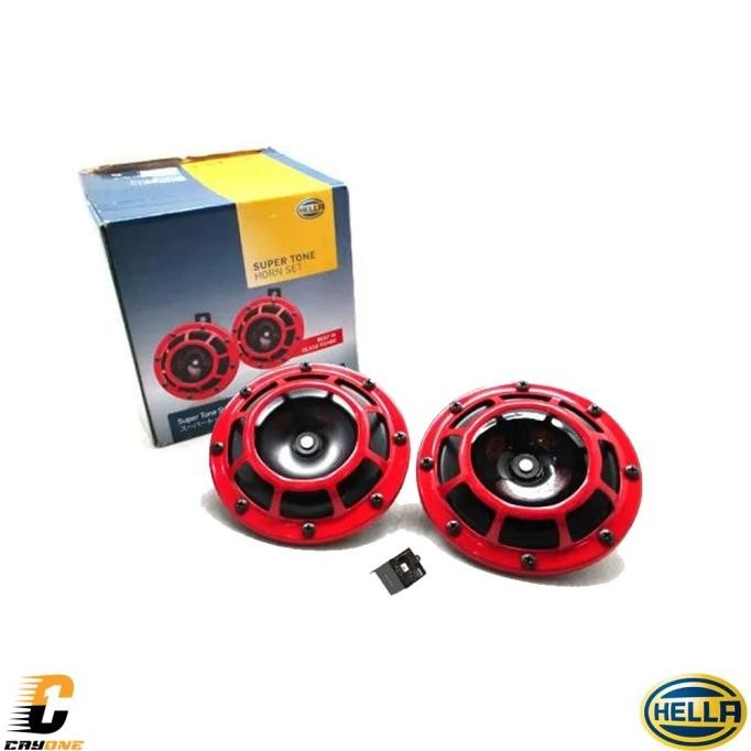 HELLA Performance Horn B133 Set Avertisseur Sonore 12V 118dB - Grave/Aigu - Fabriqué Pour Voiture Moto Camion