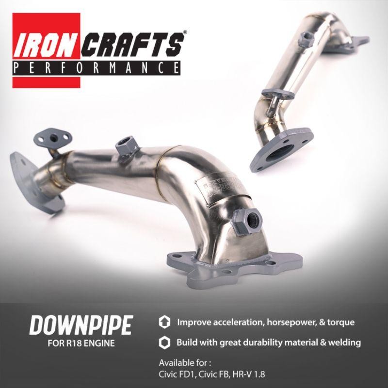 Jual Ironcrafts Downpipe Honda R18 Engine (Civic Fd1/Civic Fb2/Hr-V Ru5 ...