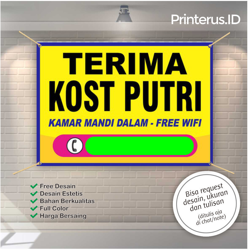 Jual AMBIL Promonya Sekarang !! BISA COD >> spanduk banner terima kost ...