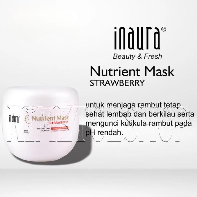Jual INAURA NUTRIENT MASK 1000ML MASKER RAMBUT HAIR MASK HAIRMASK SPA ...