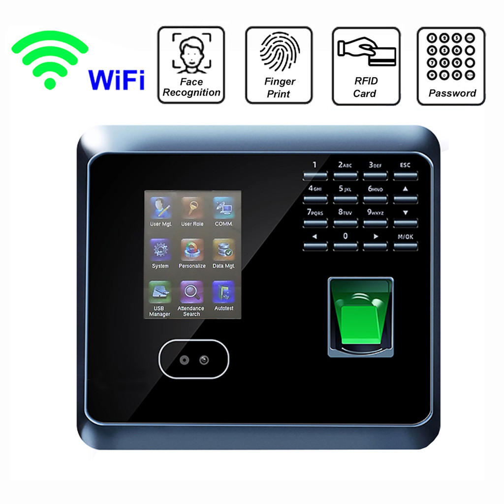 Jual ZKTime 5.0 WiFi Biometric Fa Attendan System | Shopee Indonesia