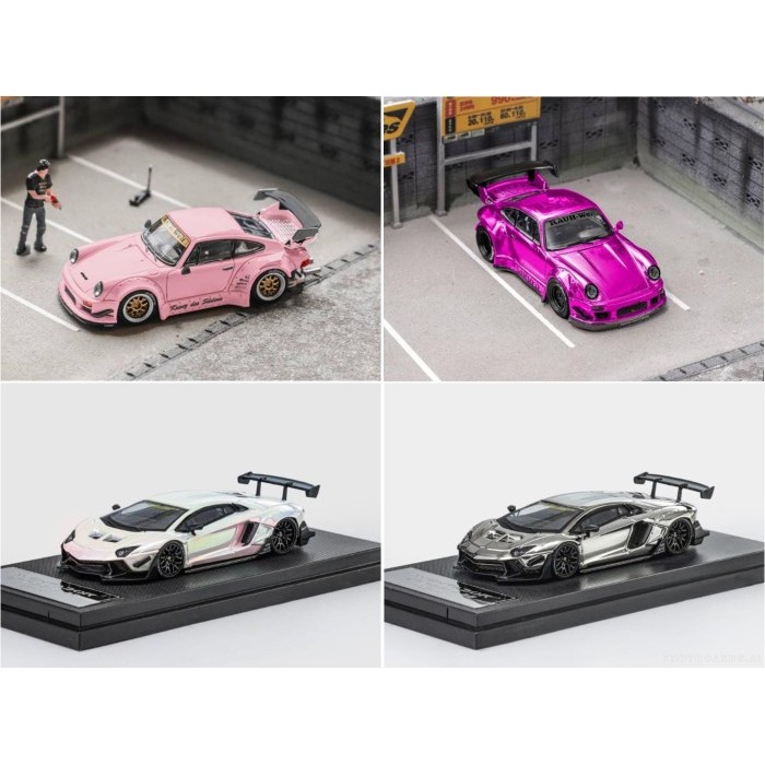 Jual Star Model 1/64 RWB 930 GT Wing Socro Pink Chrome Sakura - Star ...