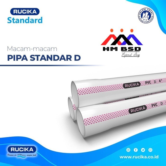 Jual Pipa Rucika Pvc 8 Inchi/In Type D Harga Spesial | Shopee Indonesia