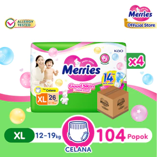 Merries Pants Good Skin XL 26 Carton