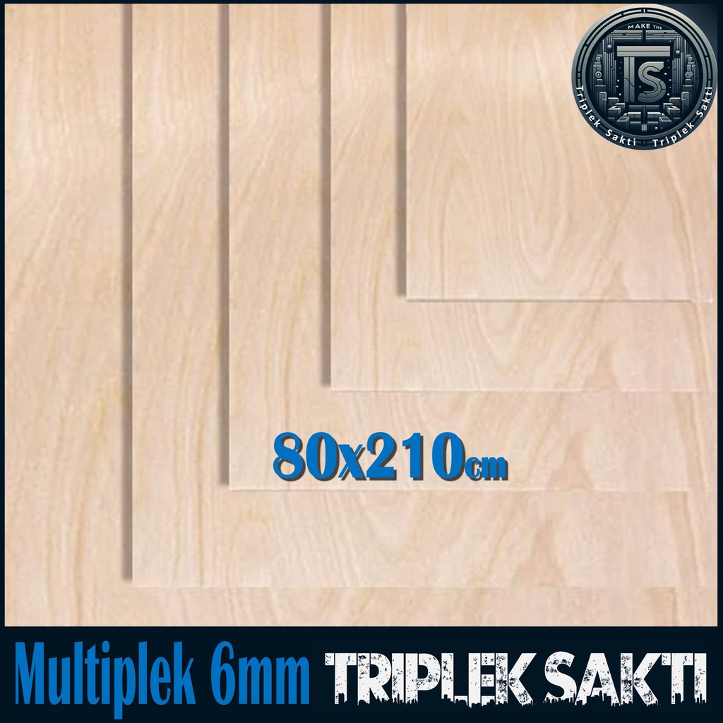 Jual Multiplek Triplek 6mm 80x210 cm ISI 2 LEMBAR ( 6 mm | 80x210cm ...