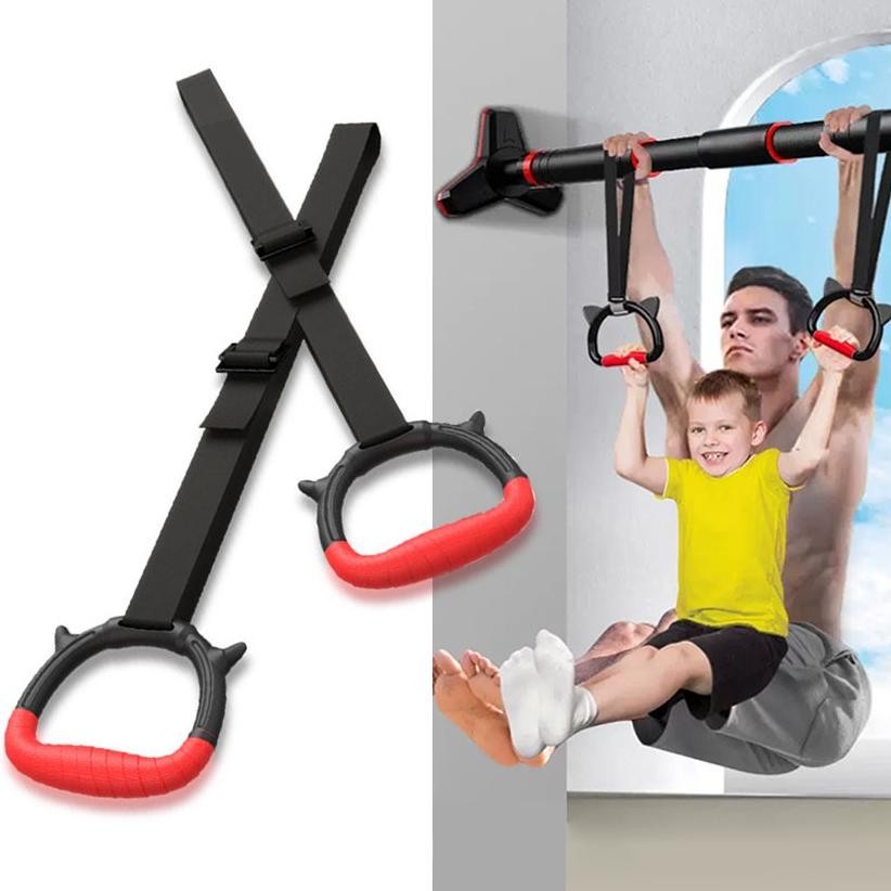 Jual Pull Up & Push Up Bar Children Rings Swing Playground Gym ...