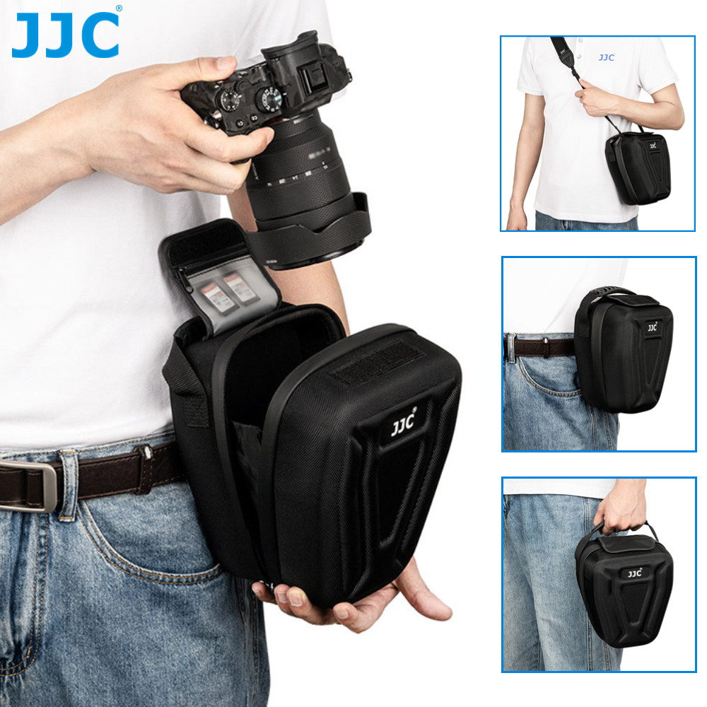 Jual JJC Kamera Hard Case Tas Pinggang Sabuk Pelindung Pemegang untuk ...