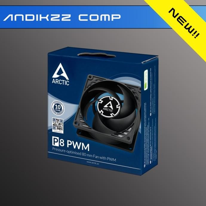 Ventola ARCTIC P8 PWM PST CO - 80mm, Cuscinetto Doppia Sfera, Regolazione 200-3000 RPM, Silenziosa E Efficiente - Foto 14