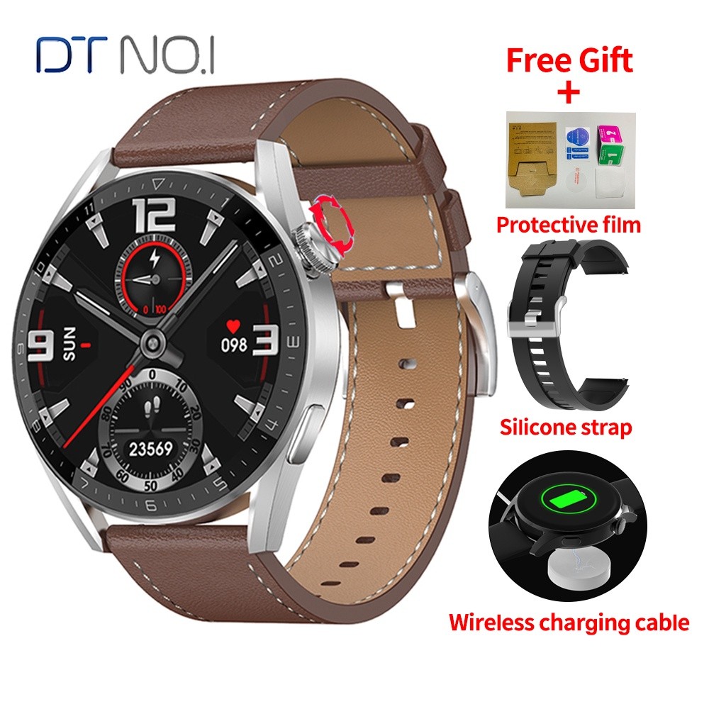 Jual DT No.1 DT3 Max Men Smart Watch NFC Bluetooth Call AI Voice ...