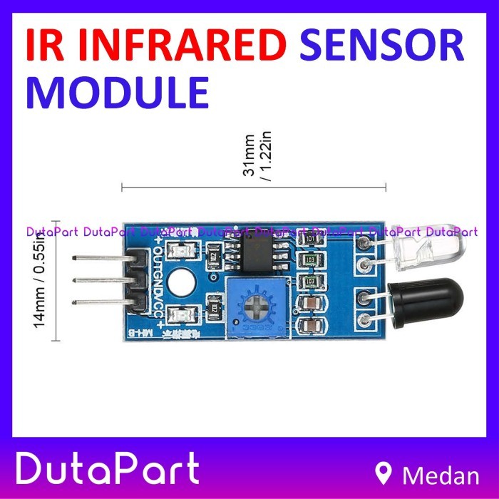 Jual IR INFRARED SENSOR OBSTACLE AVOIDANCE MODULE PROXIMITY ARDUINO ...