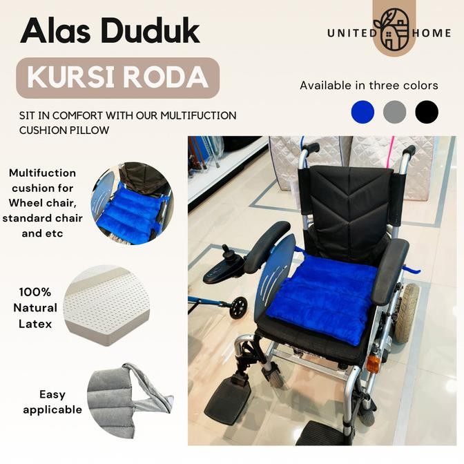 Jual Alas Duduk LATEX Kursi Roda / Bantal Duduk LATEX / Wheel Chair ...