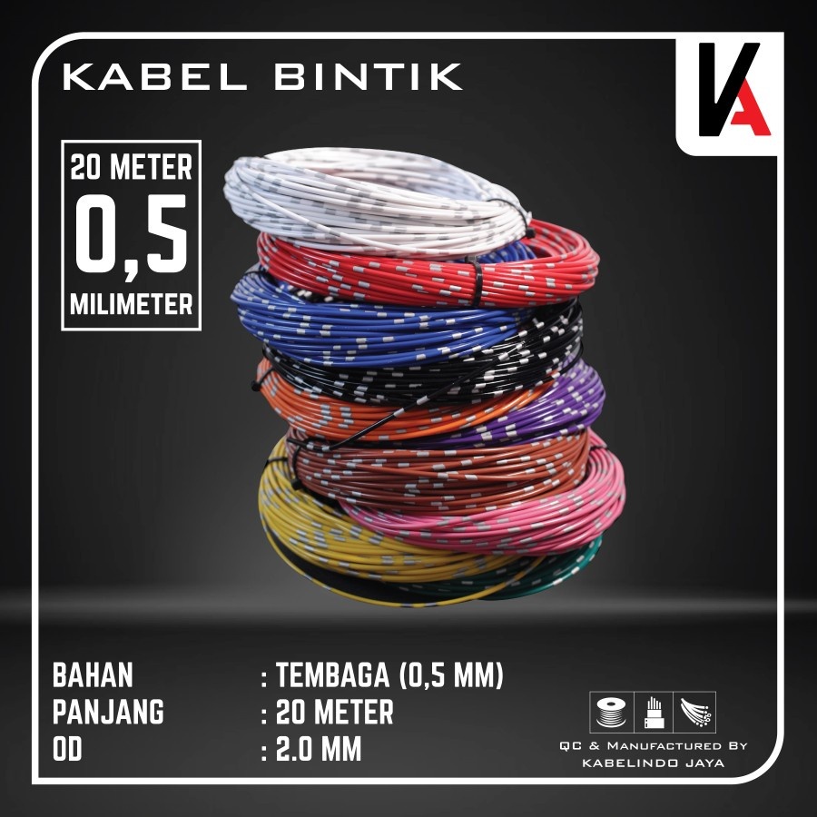 Jual Kabel Bintik Avs Mm X M Kabel Otomotif Body Mobil Motor