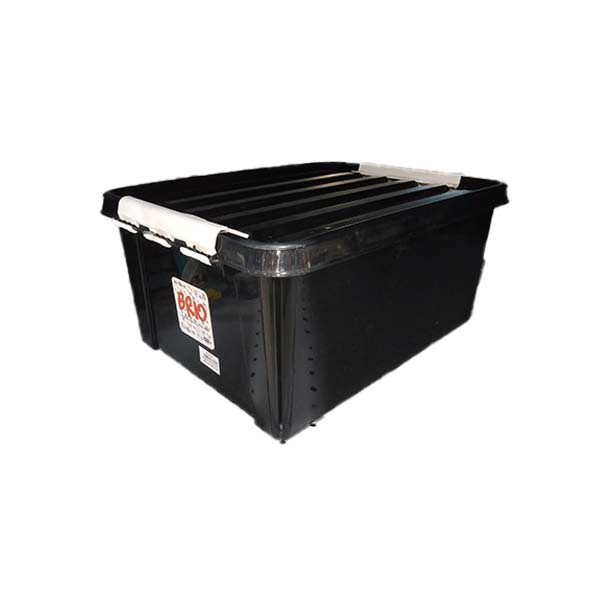 Jual BRIO BOX M 15 LITER HITAM - CONTAINER BOX | Shopee Indonesia