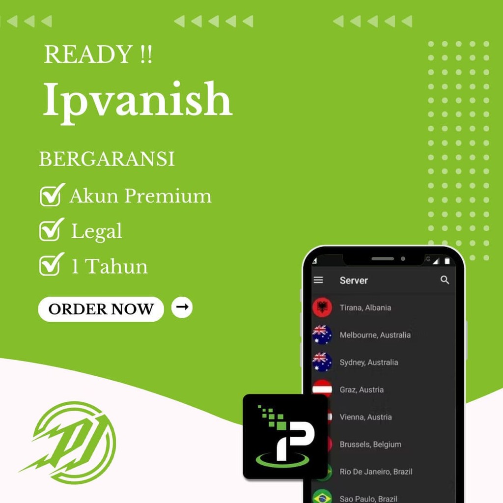 Jual IpVanish Premium 1 Tahun Murah Garansi Full (Toko Buka