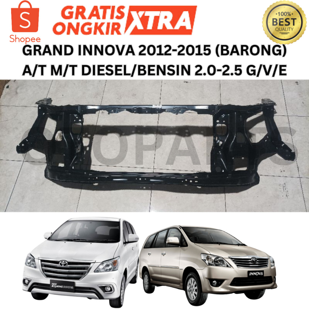 Jual PANEL LAMPU RADIATOR BULLHEAD BULKHEAD INNOVA GRAND BARONG 2012 ...