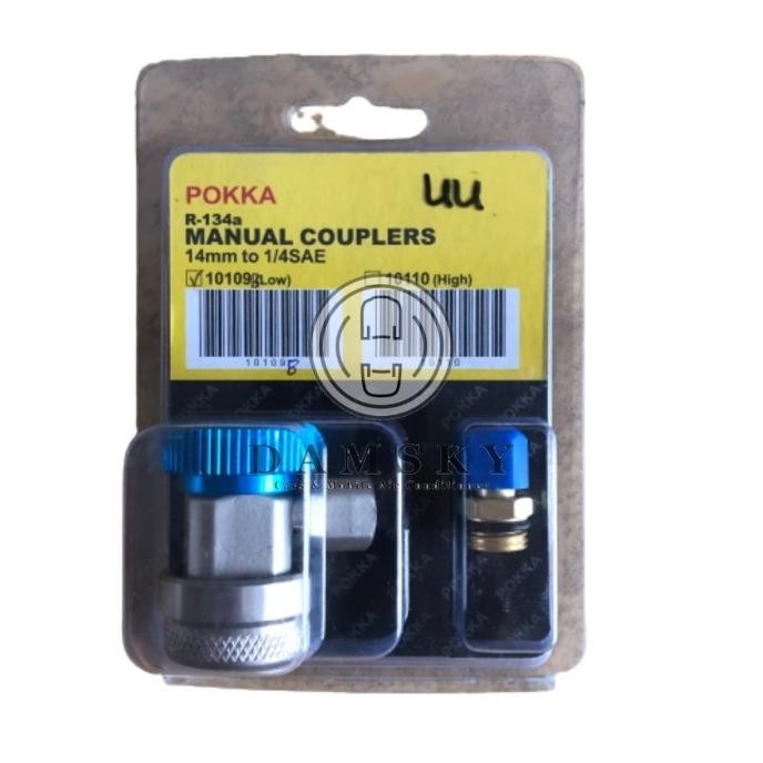 Jual Quick Coupler R134a Manual Couplers Pokka Low | Shopee Indonesia