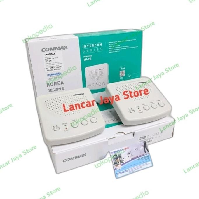 Jual Intercom Wireless Commax WI-2B (White) | Shopee Indonesia