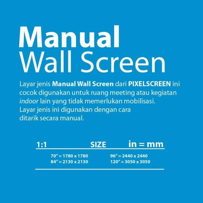 Jual Bagus Screen Projector 70