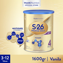 S-26 Promise GOLD Tahap 4 Vanila Susu Pertumbuhan Anak Usia 3-12 Tahun, Kaleng 1
