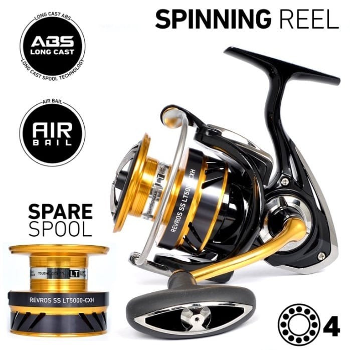 Jual HARGA DISC - Reel Spinning DAIWA Revros LT SS Double Spool Screw ...