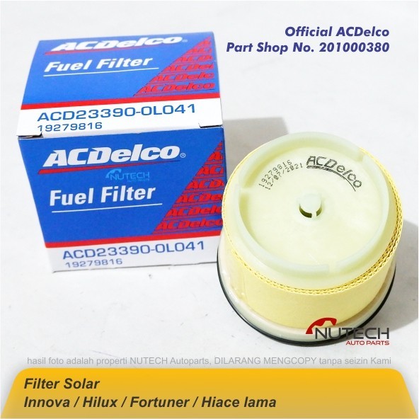 Jual Fuel Filter Saringan Solar Innova, Hilux, Fortuner, Hiace lama ...