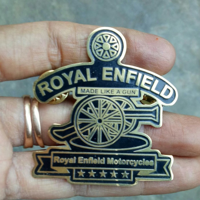 Jual VINTAGE MOTORCTCLE CAFE RACER PIN ROYAL ENFIELD KUNINGAN BARU ...
